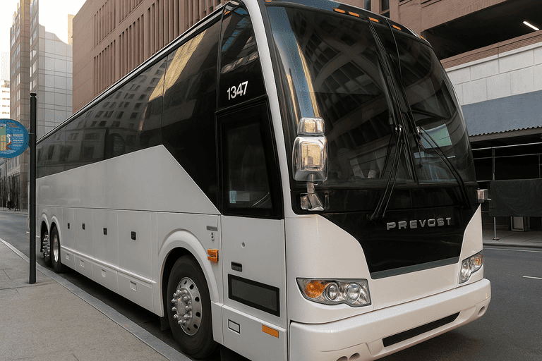 a Charter Bus Rental Antioch coach bus