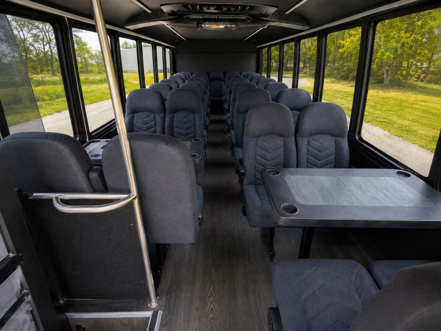 18 passenger minibus interior