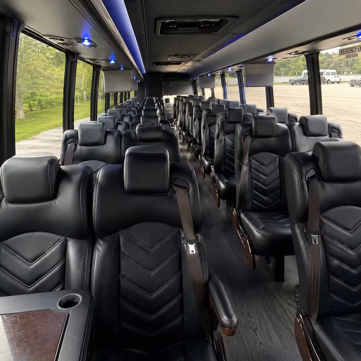 28 passenger minibus inside