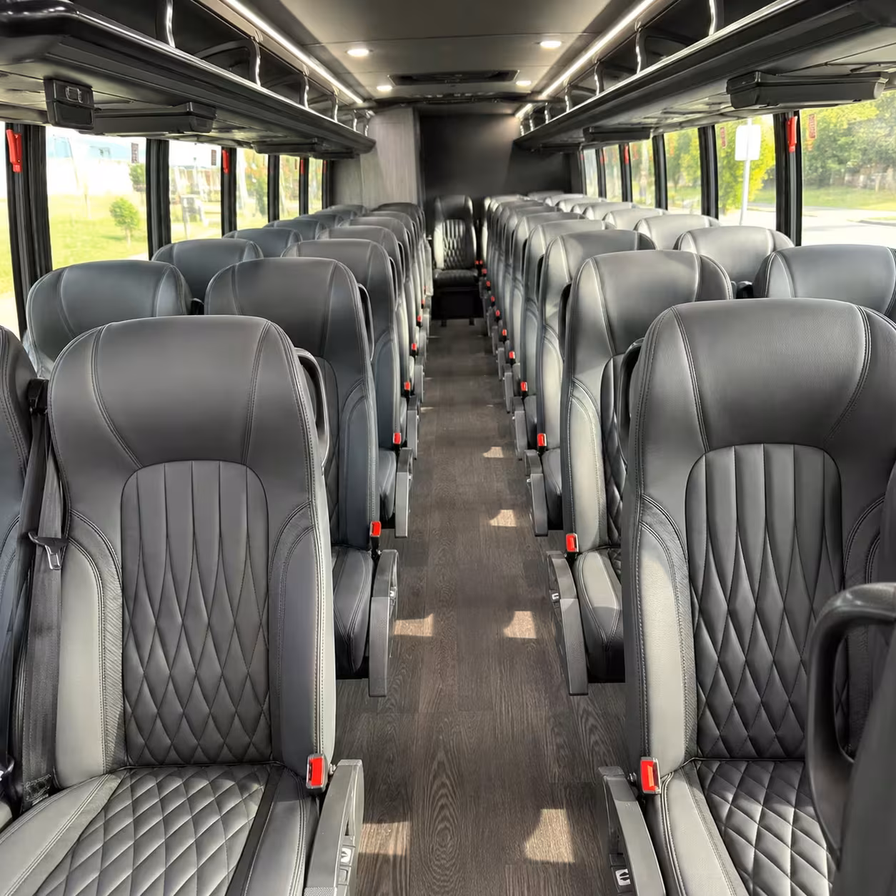 35 passenger minibus inside
